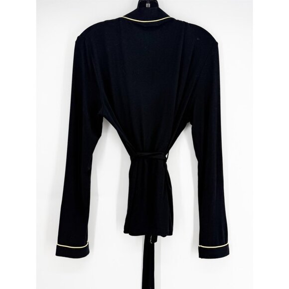 ASPEN DREAM Black PJ Bottoms w/ Robe set Small - Picture 8 of 9